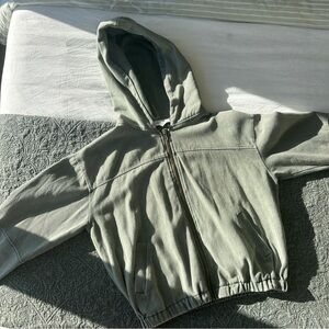 She + Sky Sage Green Zip-Up Jacket